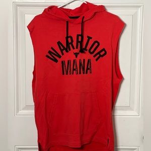 Under Armour Project Rock Sleeveless Hoodie Warrior Mana